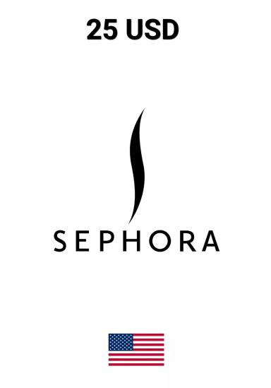 Sephora USA 25 USD Gift Card cover image